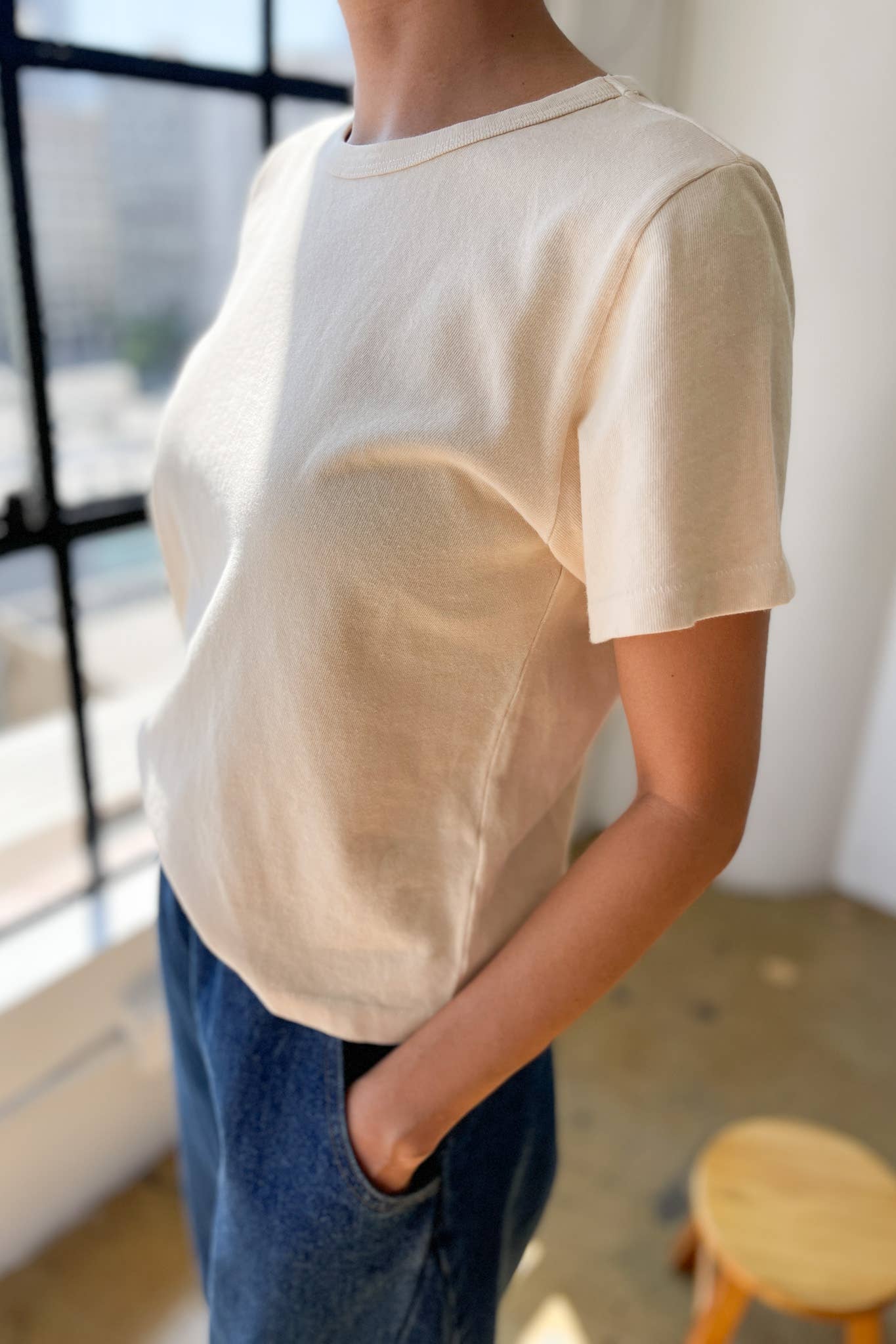 The Little Boy Tee - Vintage White