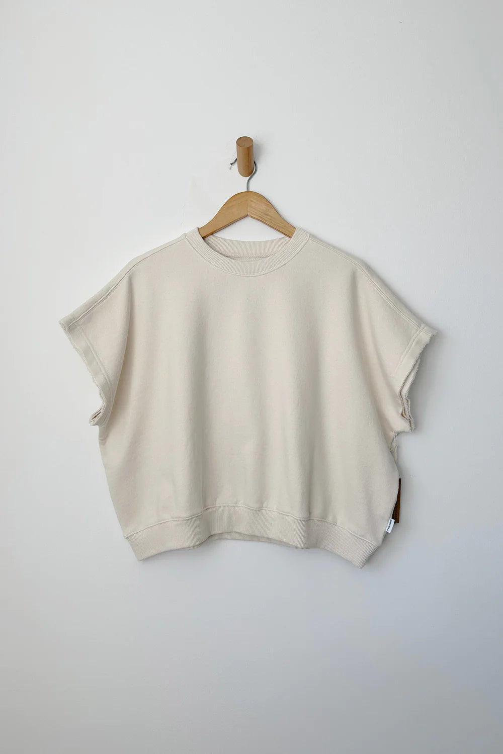 French Terry Sophie Top - Naturel