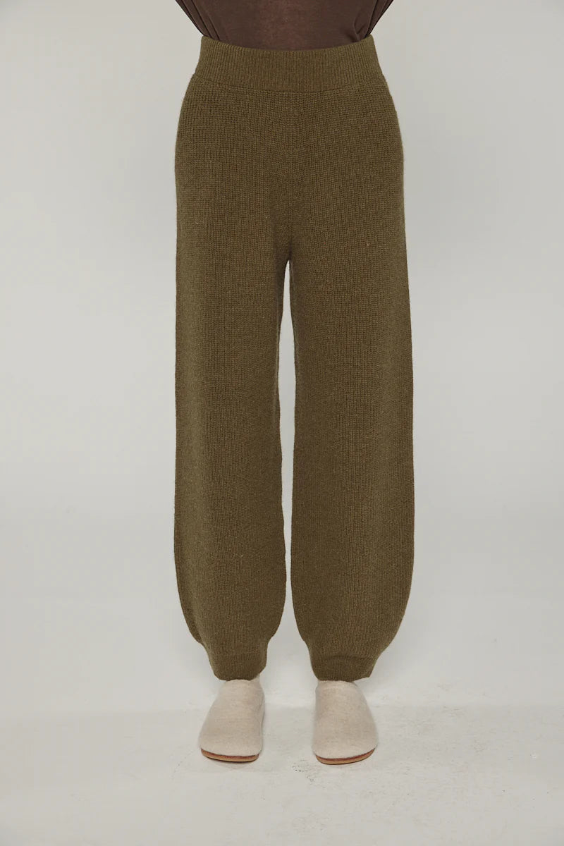 Cashmere Wool Blend Sweater Pants
