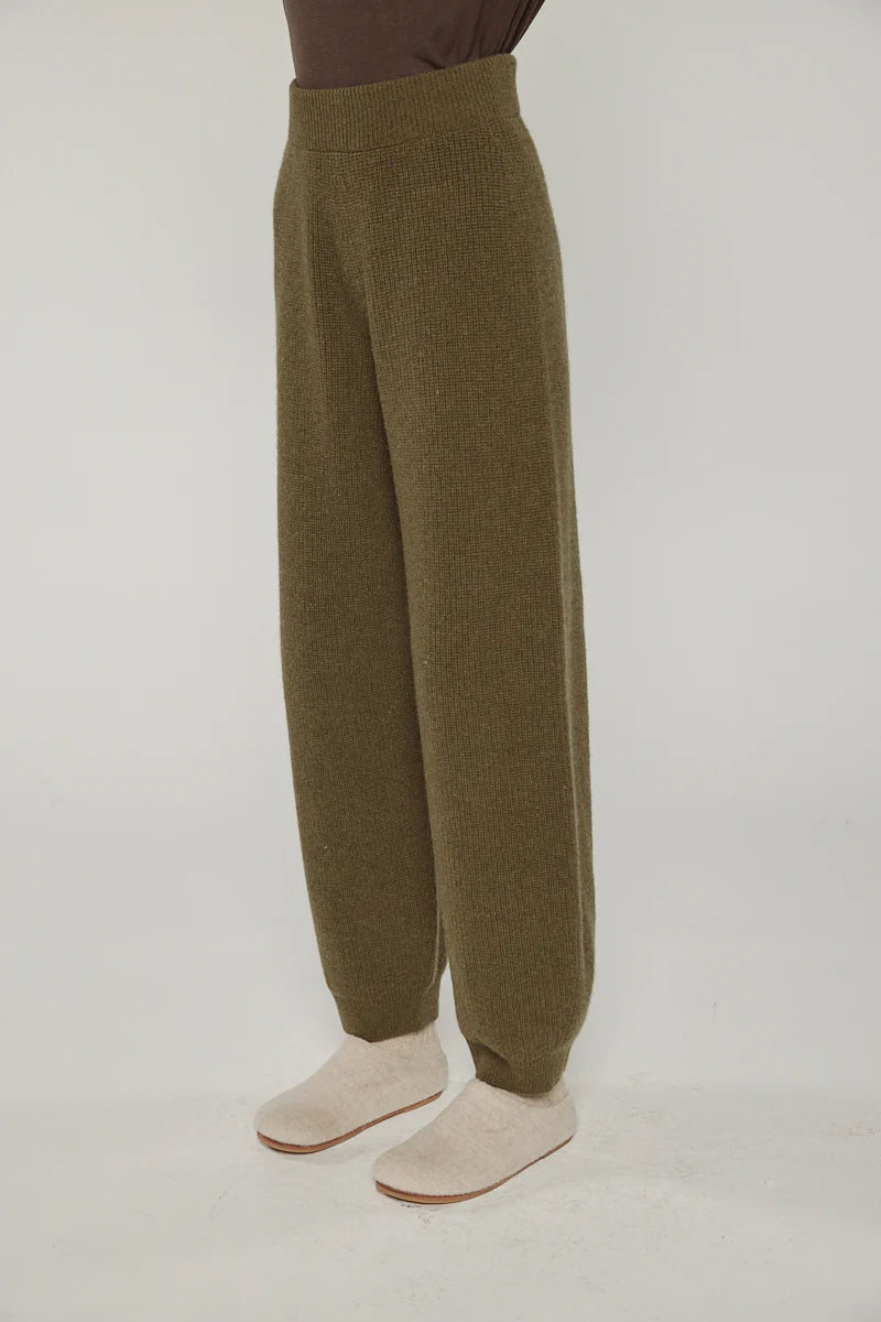Cashmere Wool Blend Sweater Pants