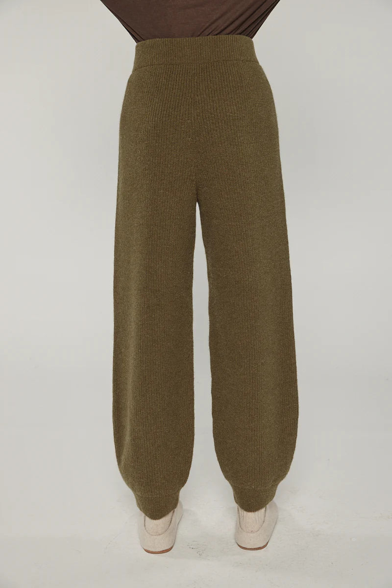 Cashmere Wool Blend Sweater Pants