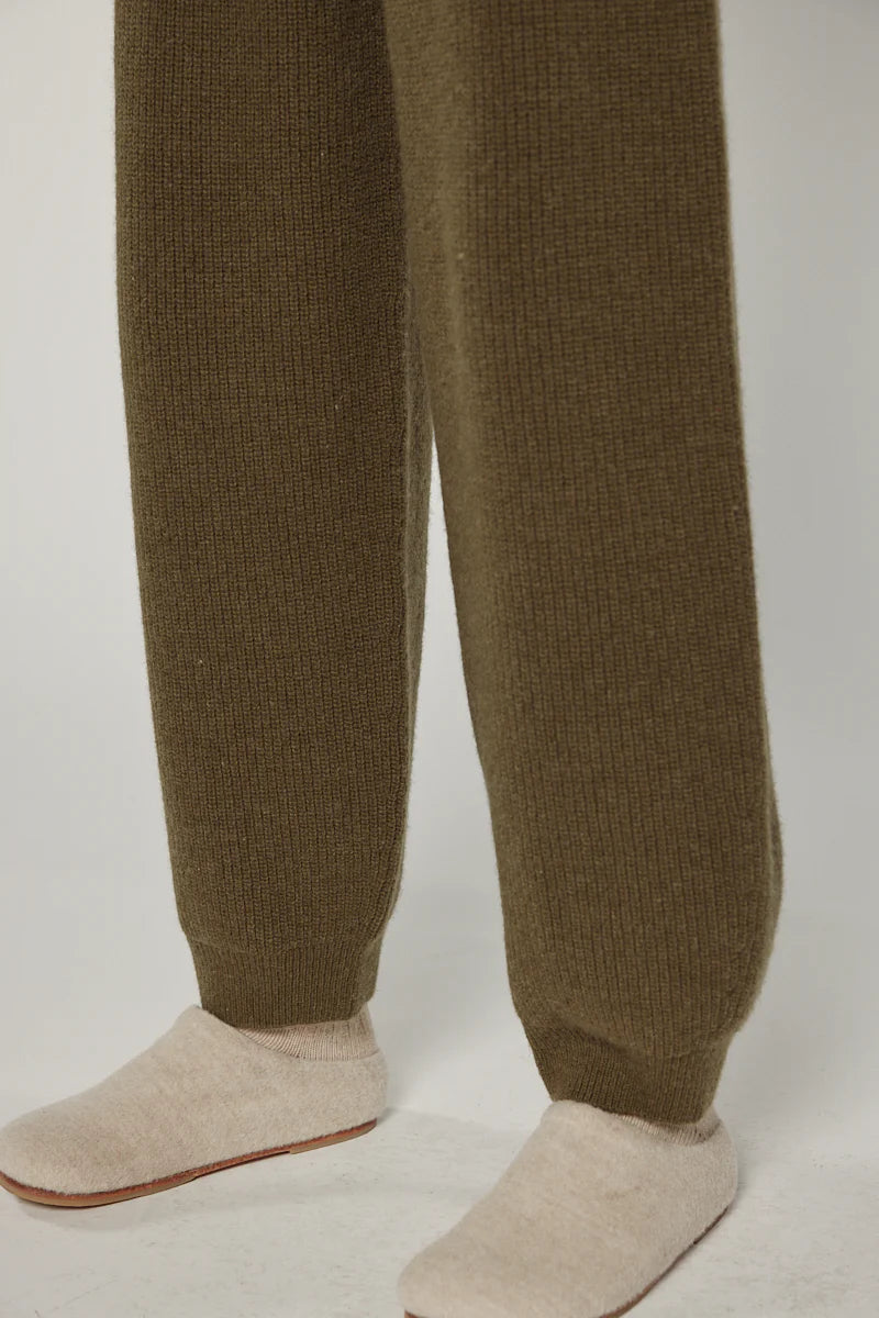 Cashmere Wool Blend Sweater Pants