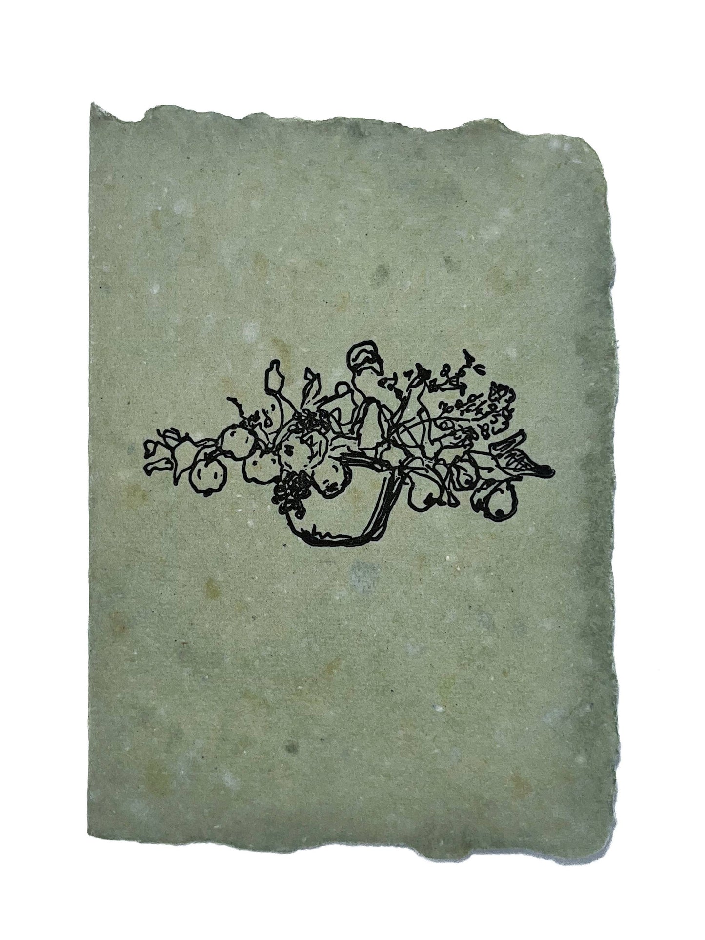 Arrangement with Fruit Folded Cards - Set of Four