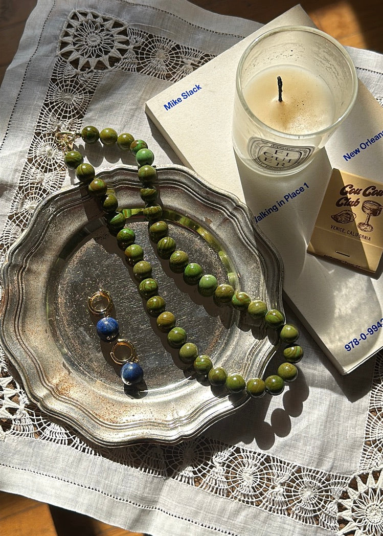 Moss - By Orly Beaded Necklace