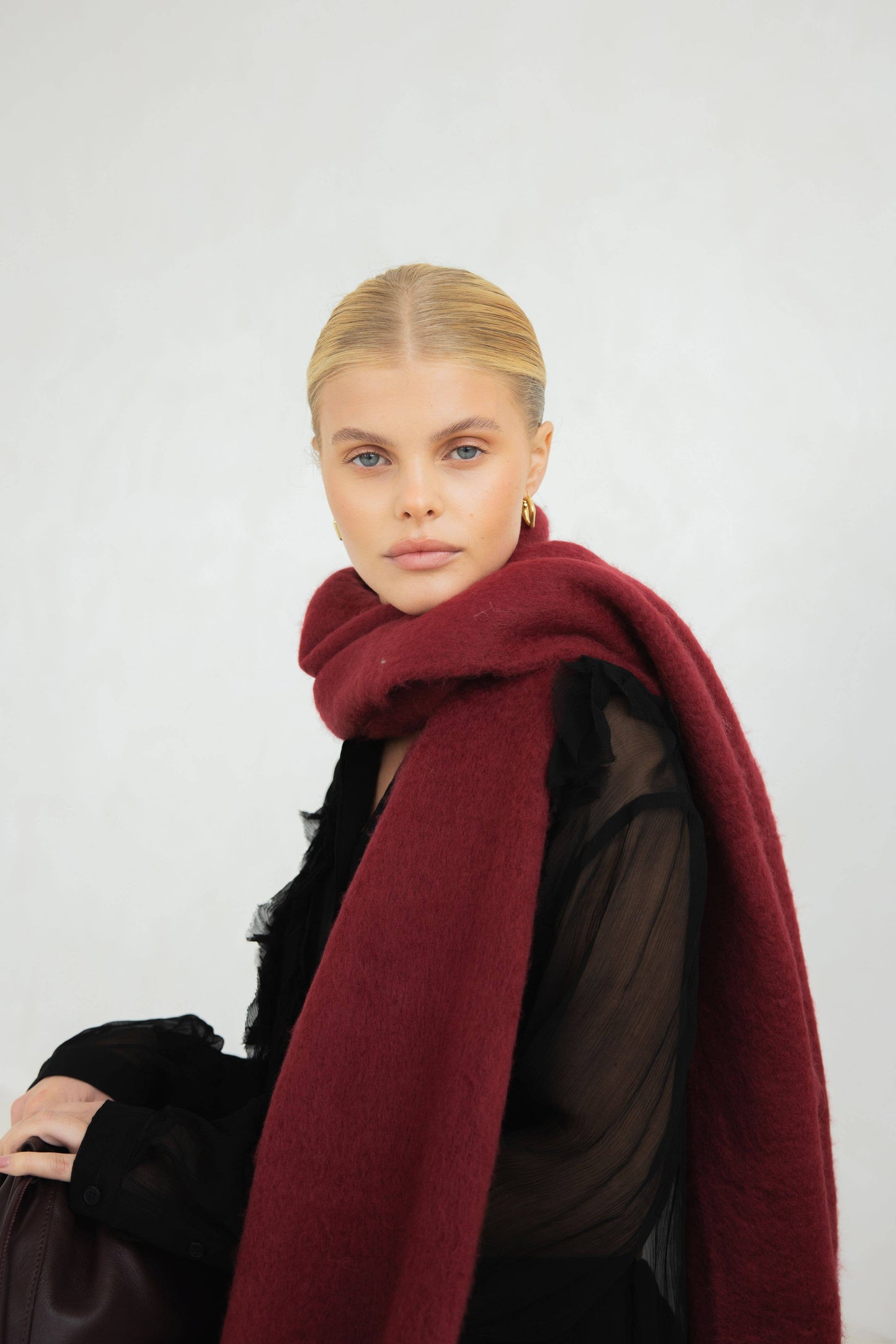 The Reykjavik Scarf - Burgundy