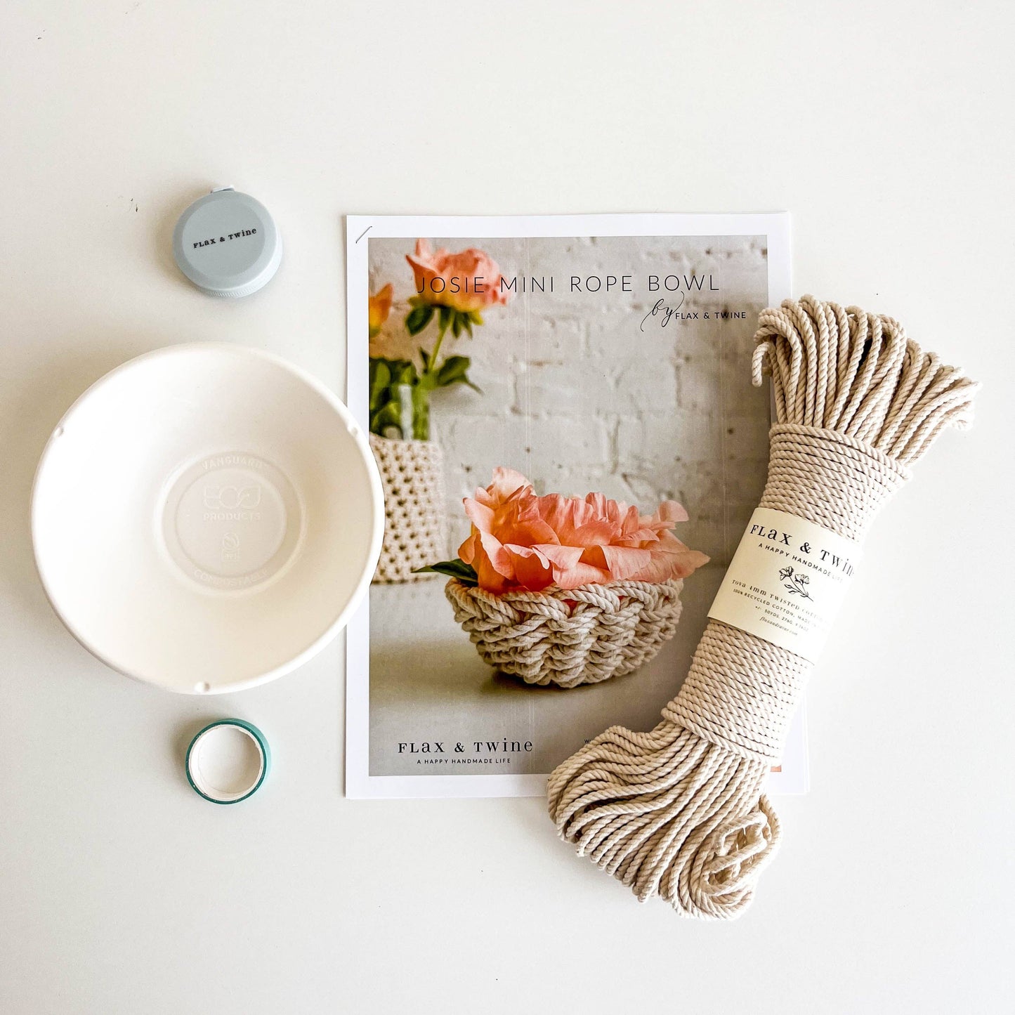 Josie Mini Rope Bowl Kit - (makes 2)