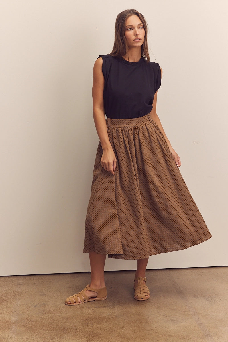 Midi Cotton Circle Skirt