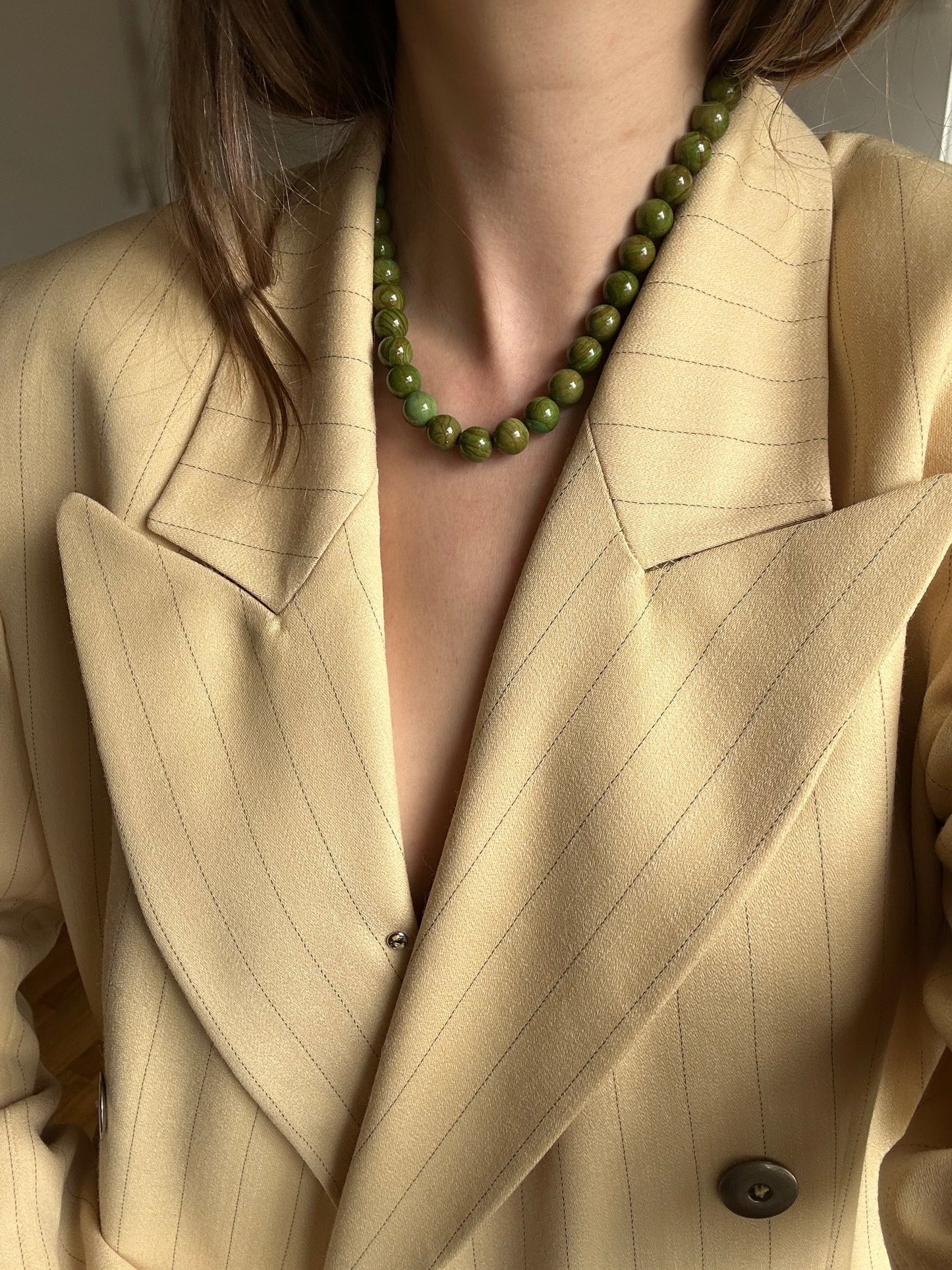 Moss - By Orly Beaded Necklace