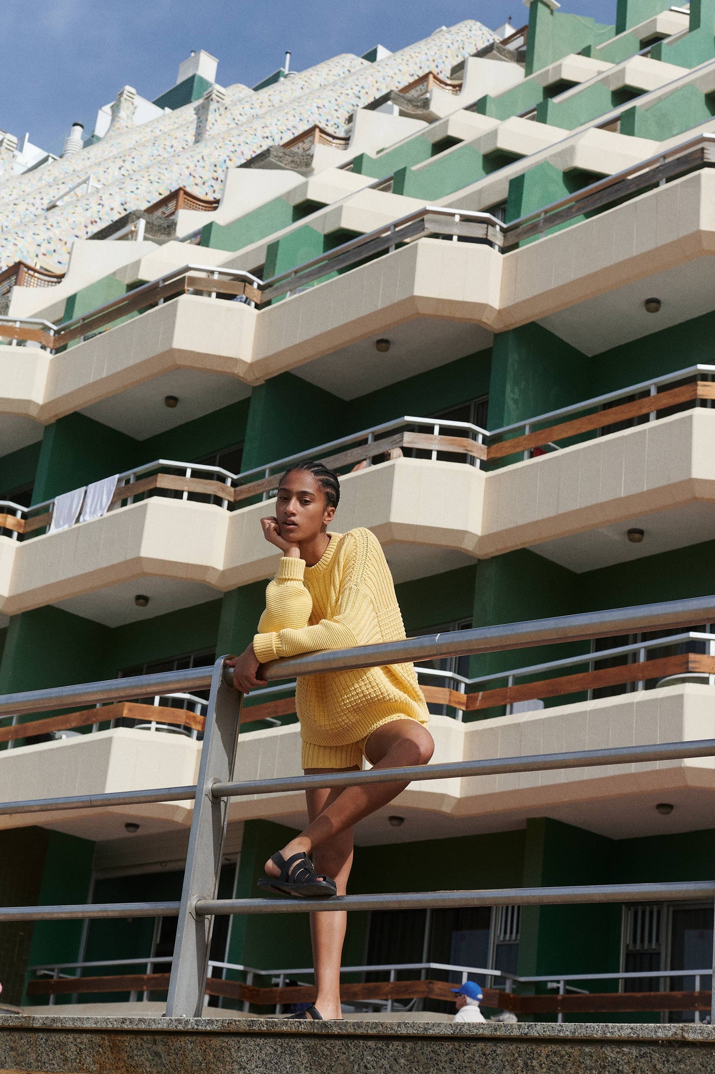 Delčia Organic Cotton Sweater - Lemon