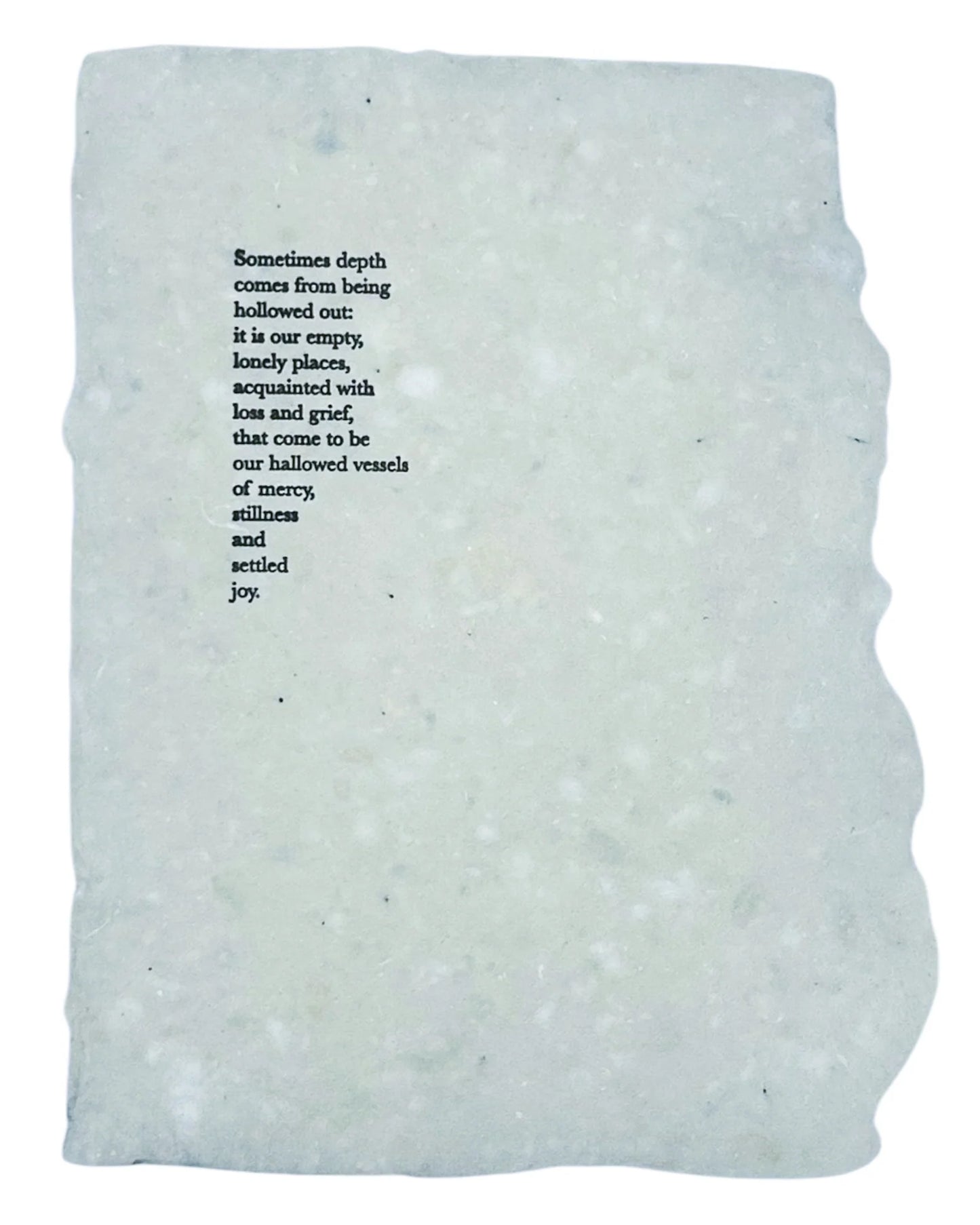 Settled Joy - Original Poem Art Print