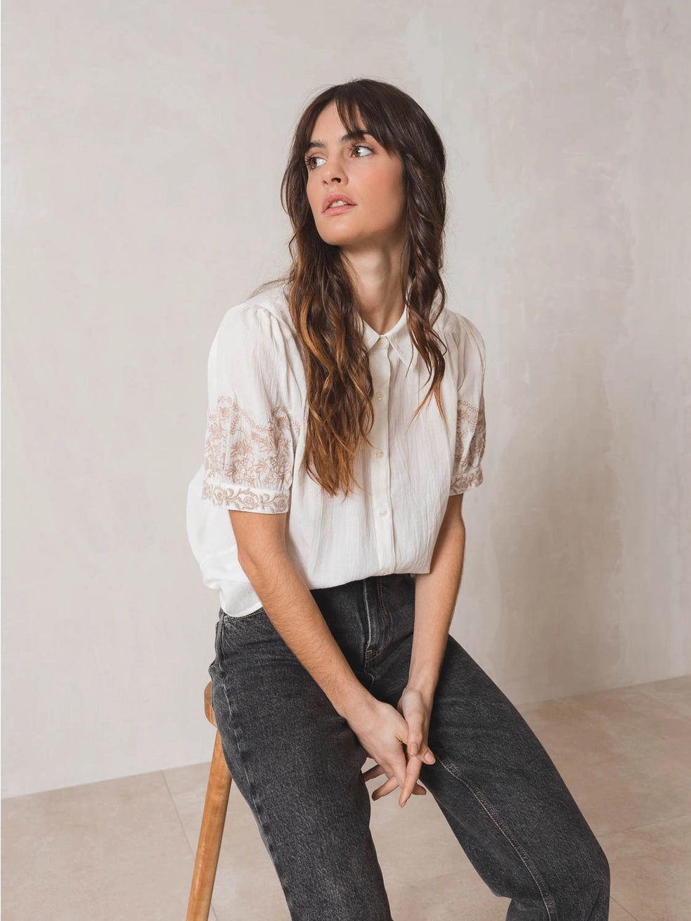 Paula Embroidered Shirt