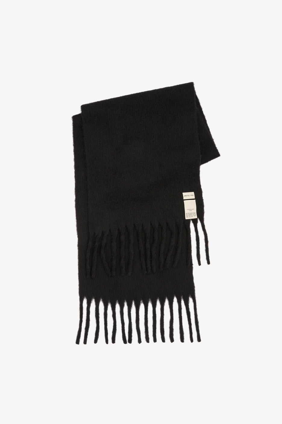 The Reykjavik Scarf with RWS Wool - Black