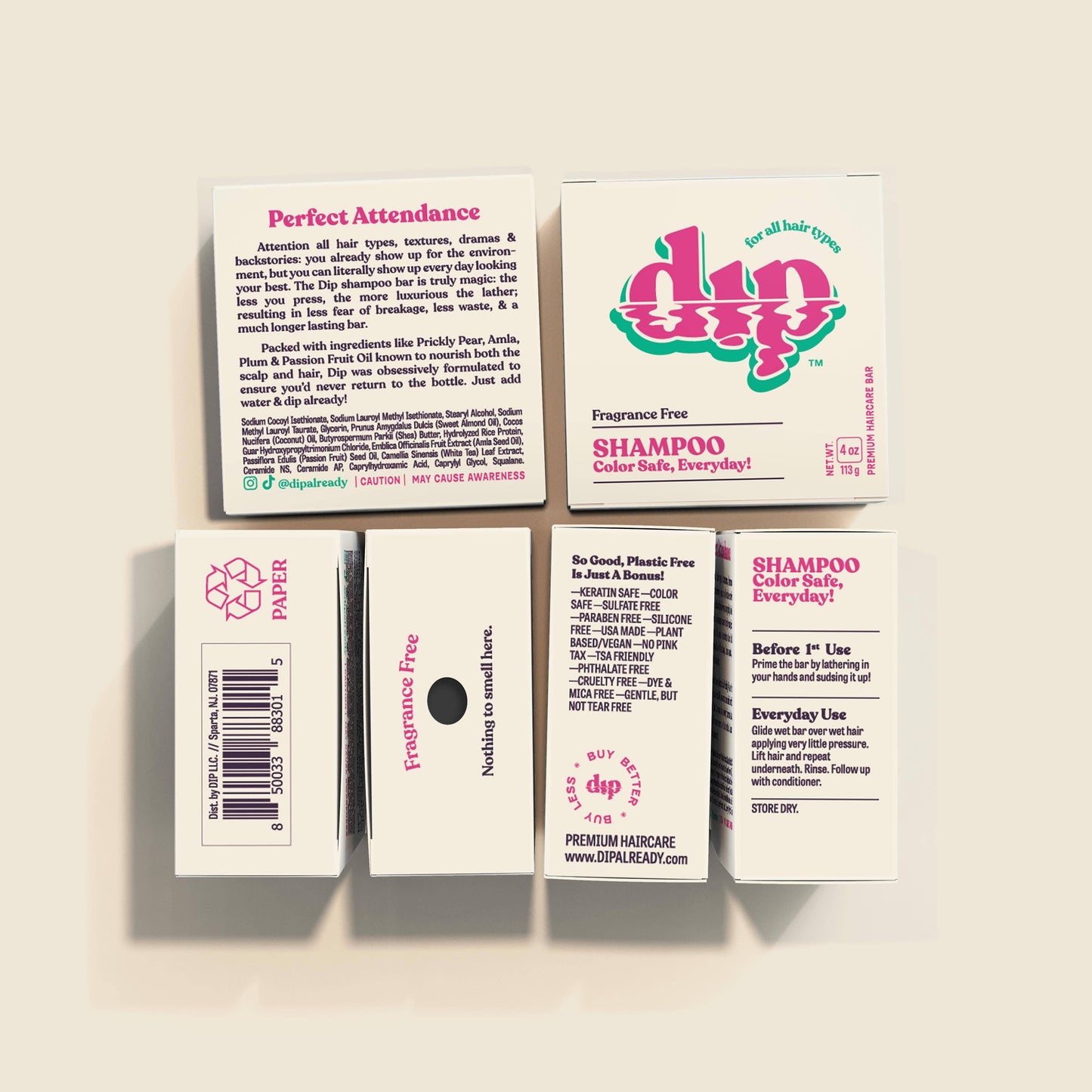 dip Color Safe Shampoo Bar for Every Day - (multiple options)