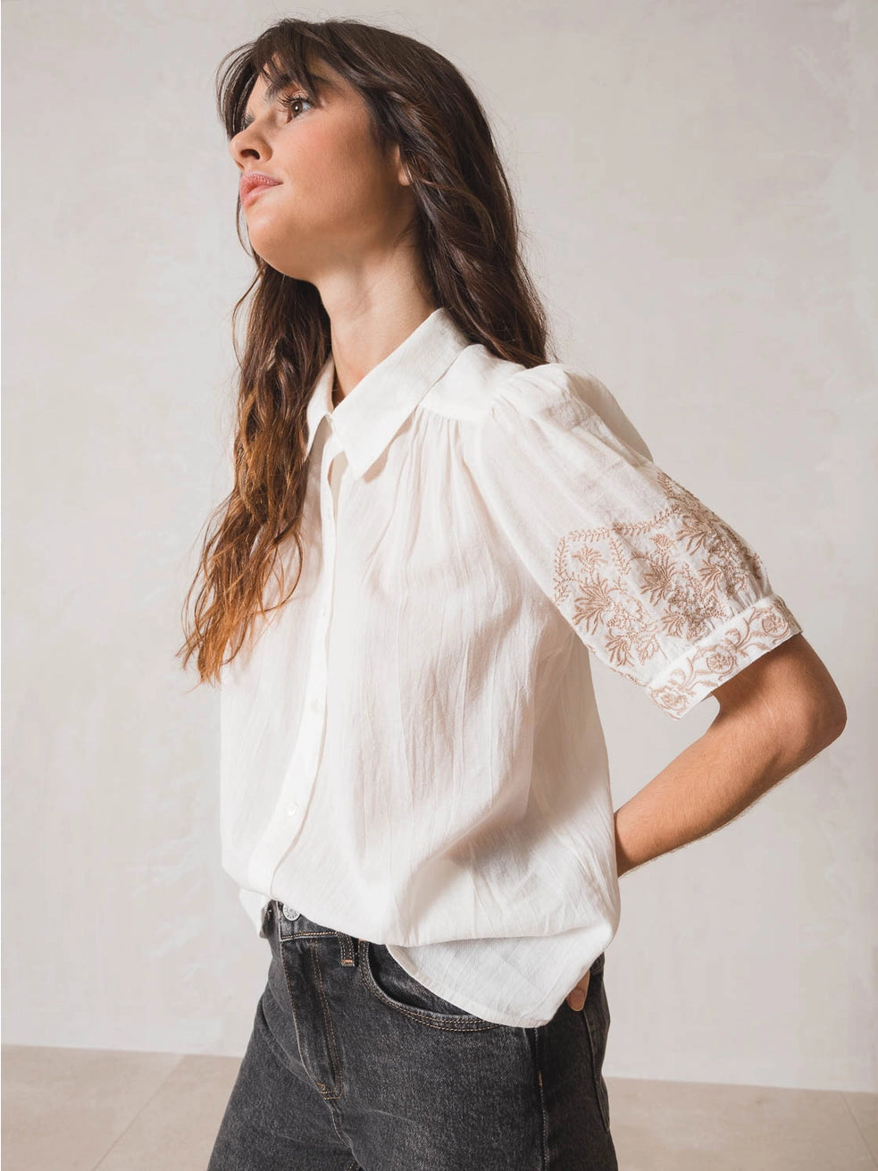 Paula Embroidered Shirt