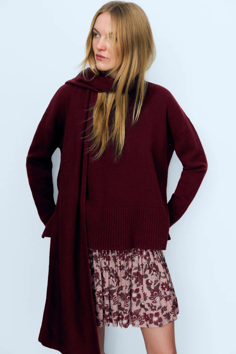 Agatha Jumper - Plum Fantasy