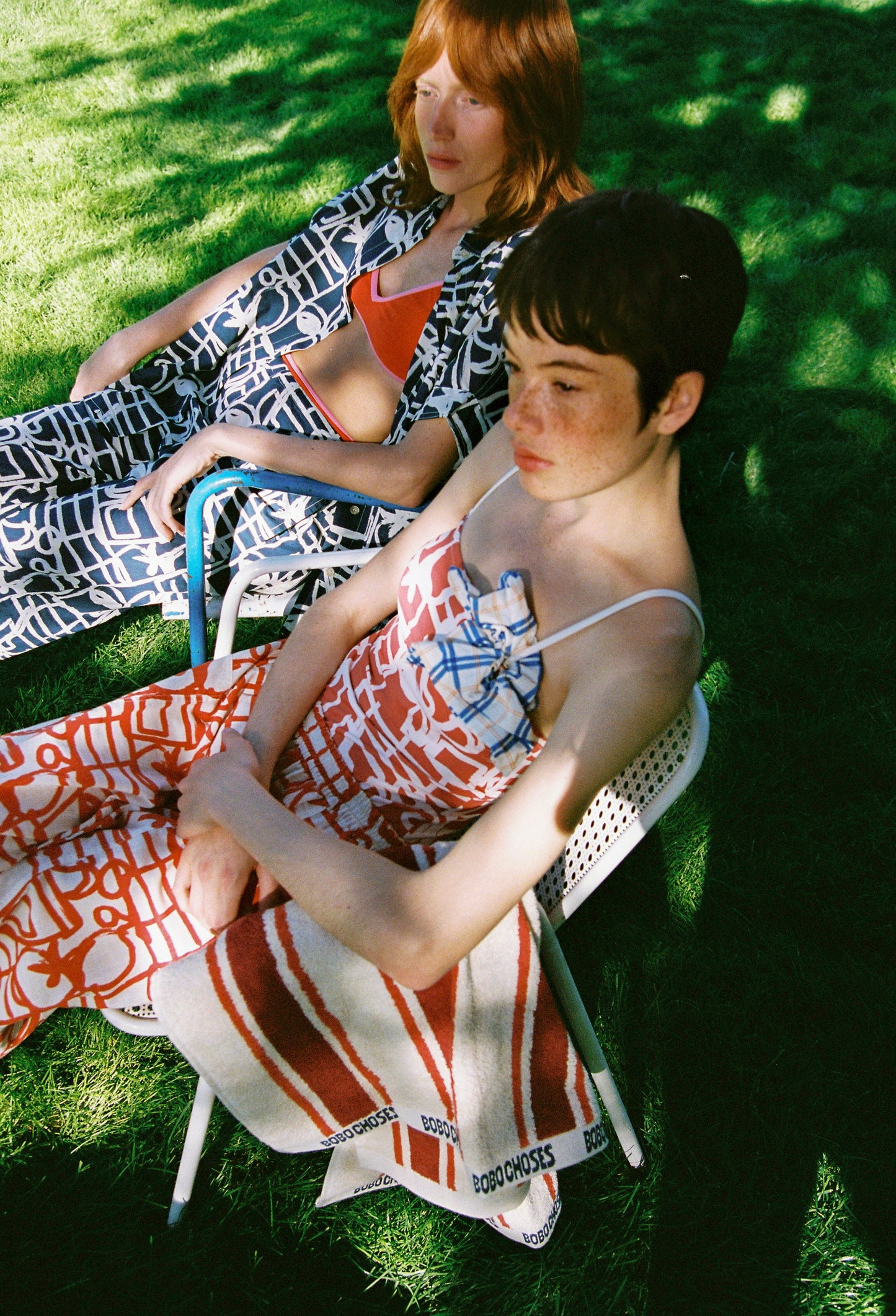 Cookery Festival Pattern Cotton Pants