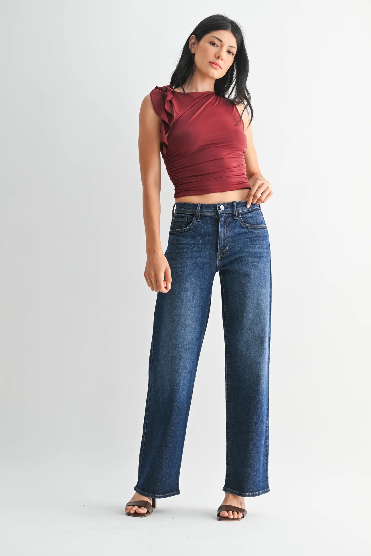 The Loose Straight - Dark Denim