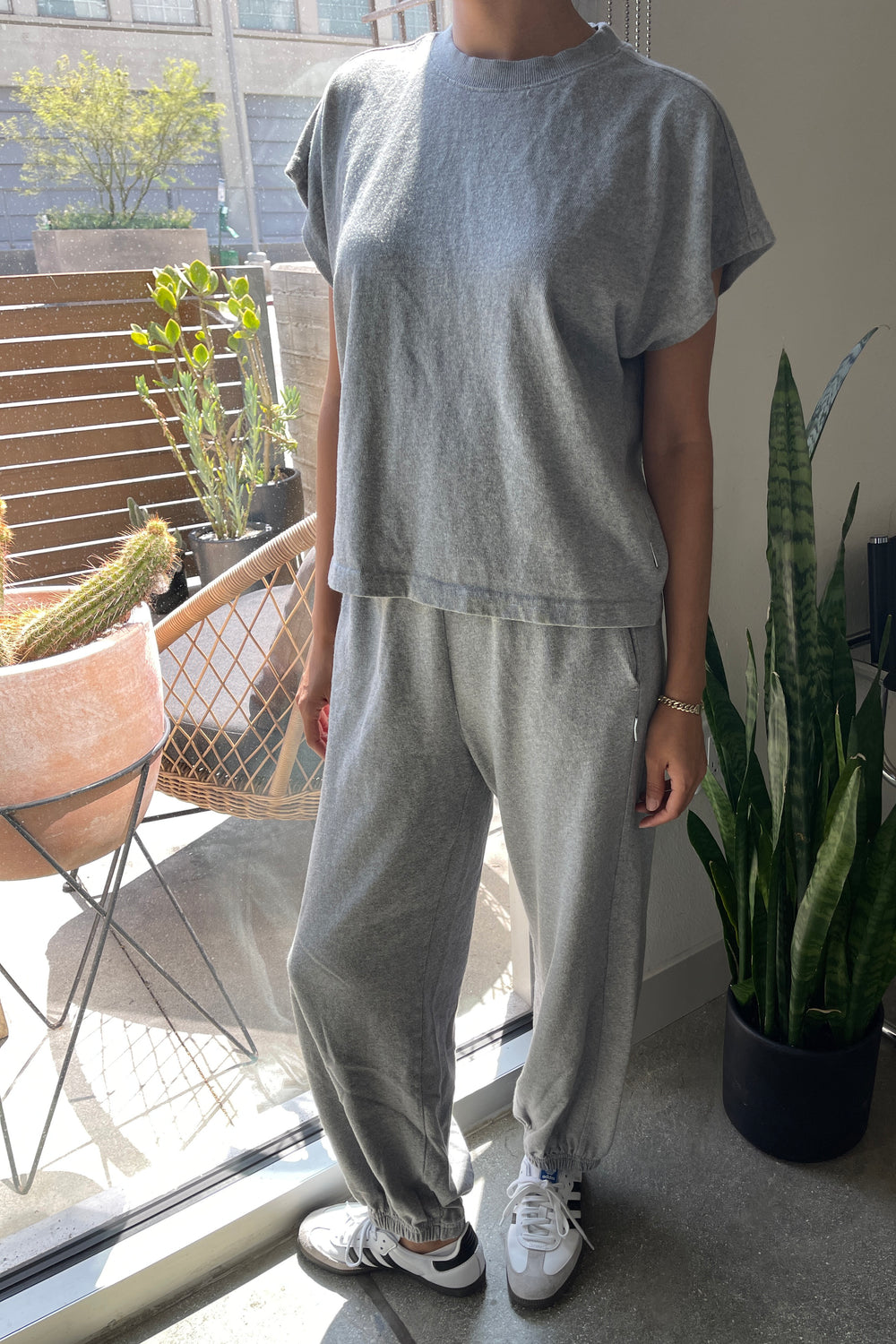 Balloon Pants - Heather Grey