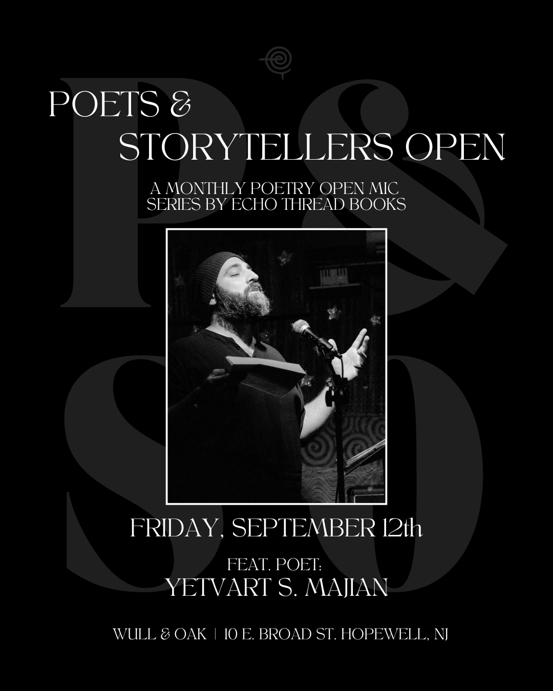 SEPT. 12 | Poets & Storytellers Open