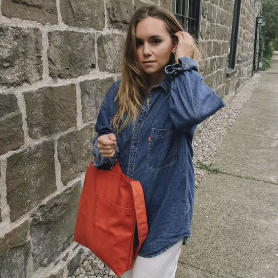 Double Pocket Tote Bag