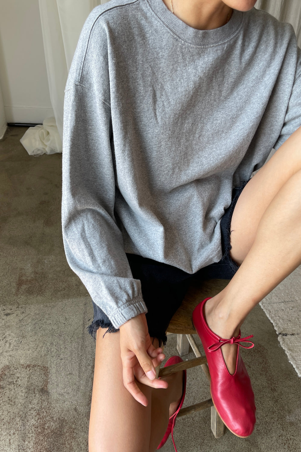 Naturelle Tee - Heather Grey