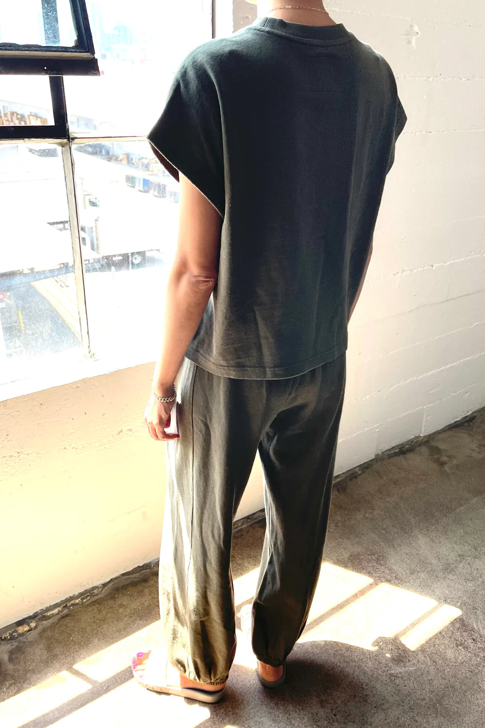 Balloon Pants - Olive Green