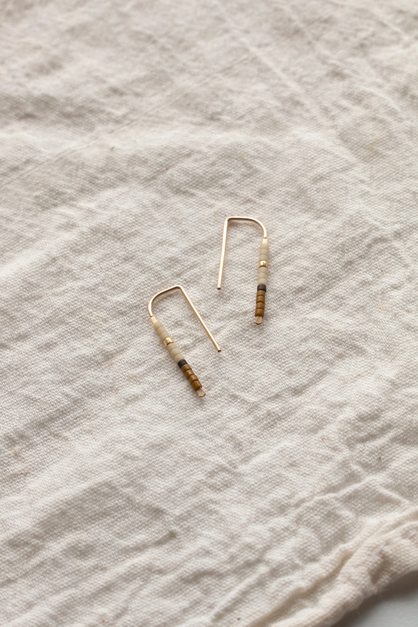 Mala Ear Pins - Olive