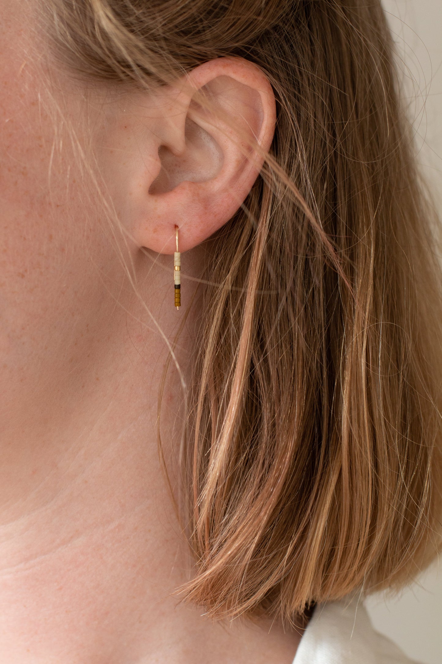 Mala Ear Pins - Olive