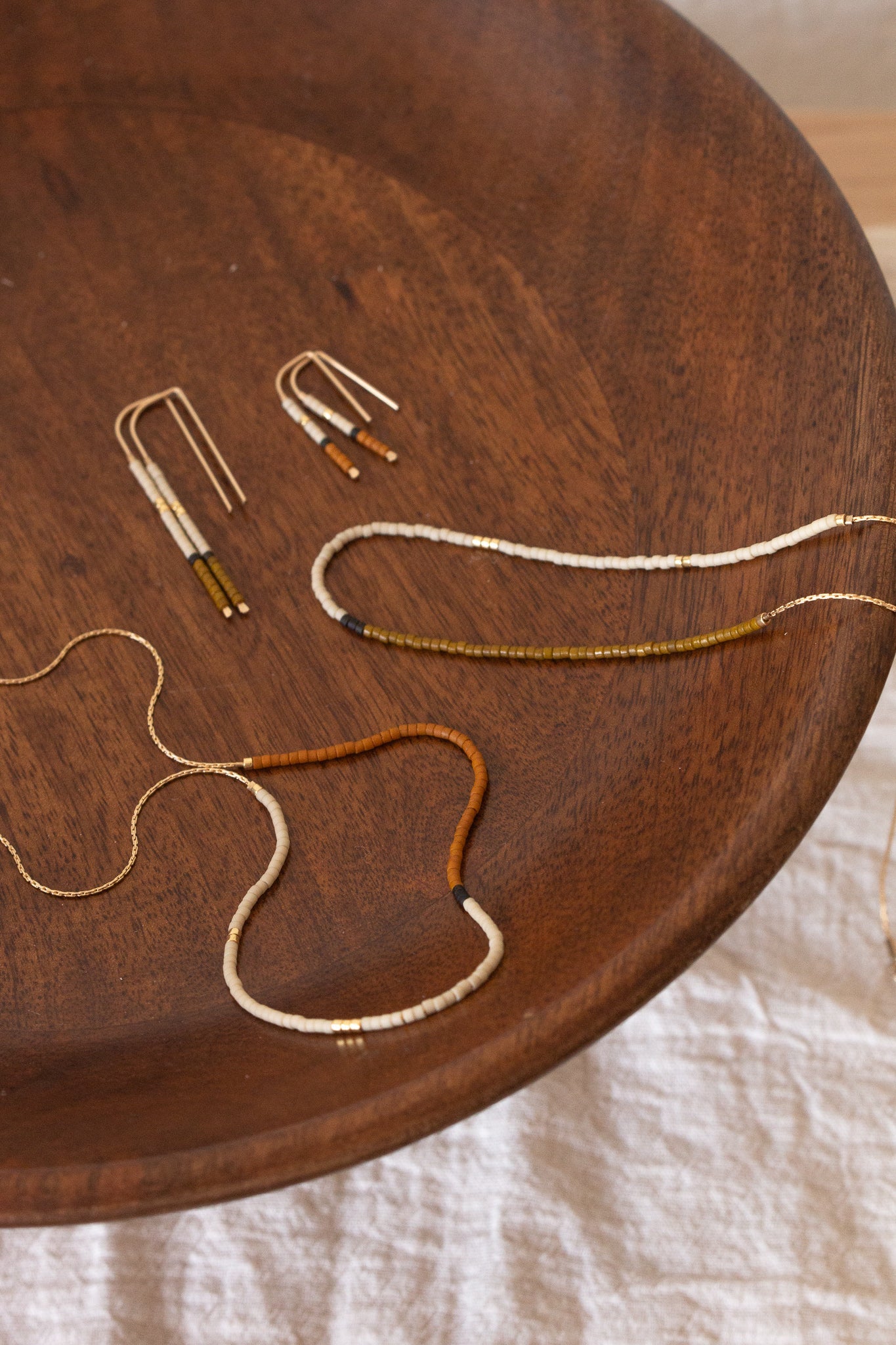 Mala Necklace - Rust