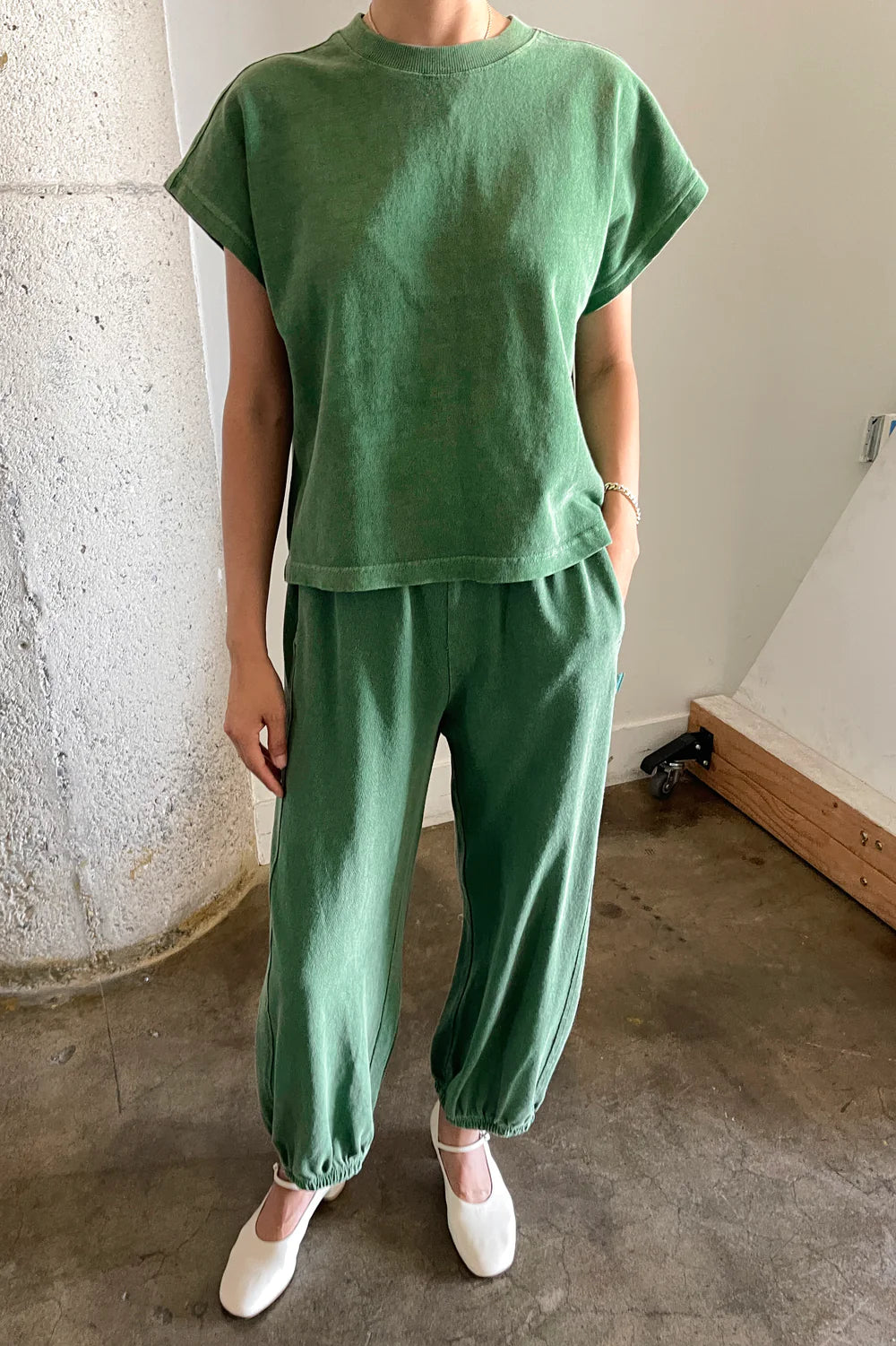 Balloon Pants - Basil