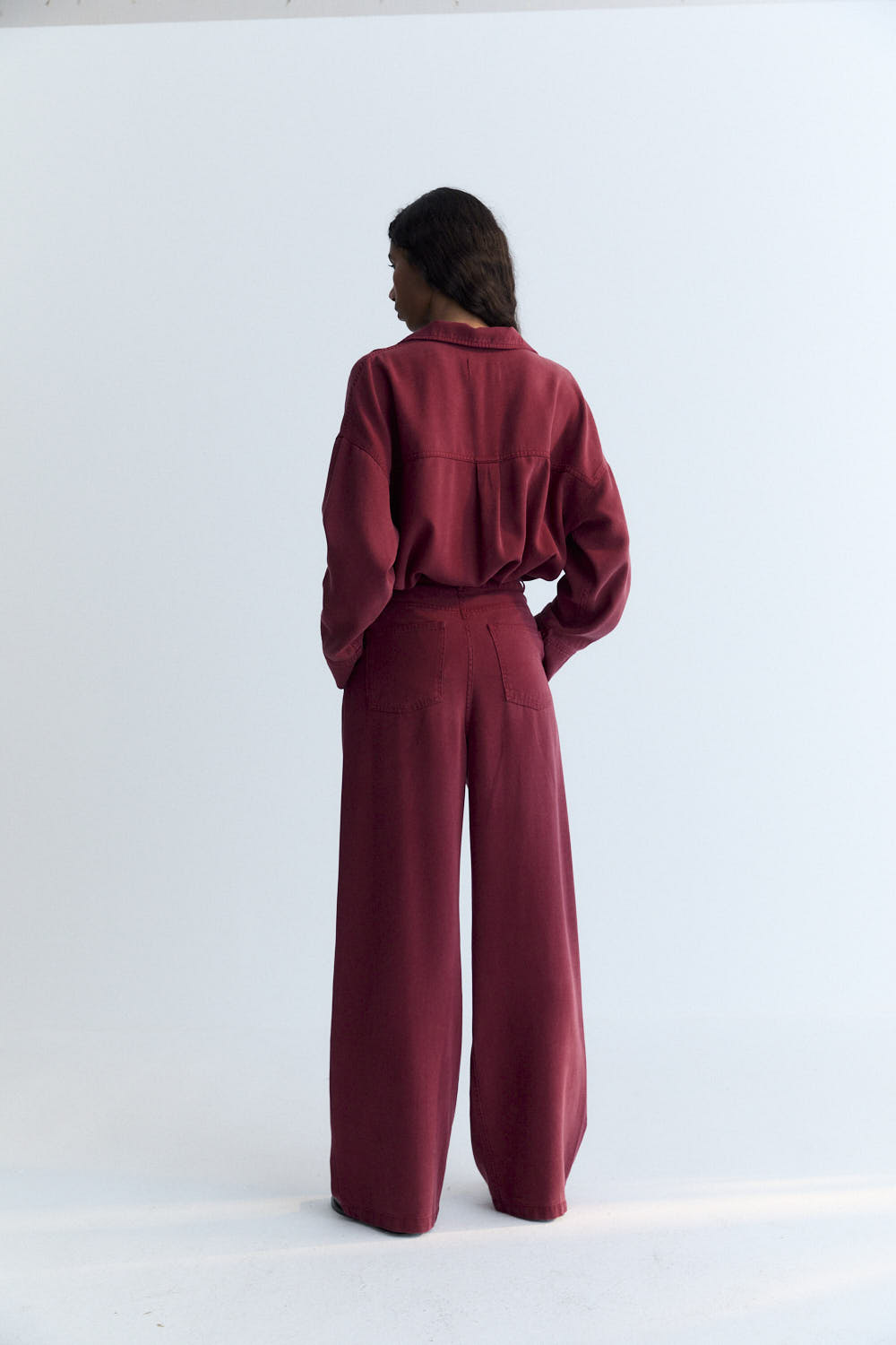 TNS Tencel Pant - Plum Fantasy