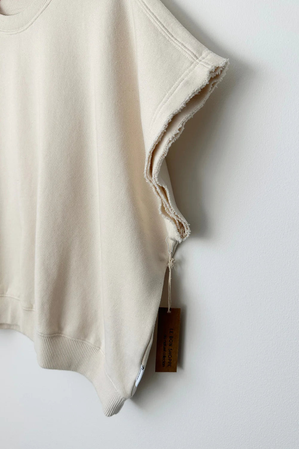 French Terry Sophie Top - Naturel