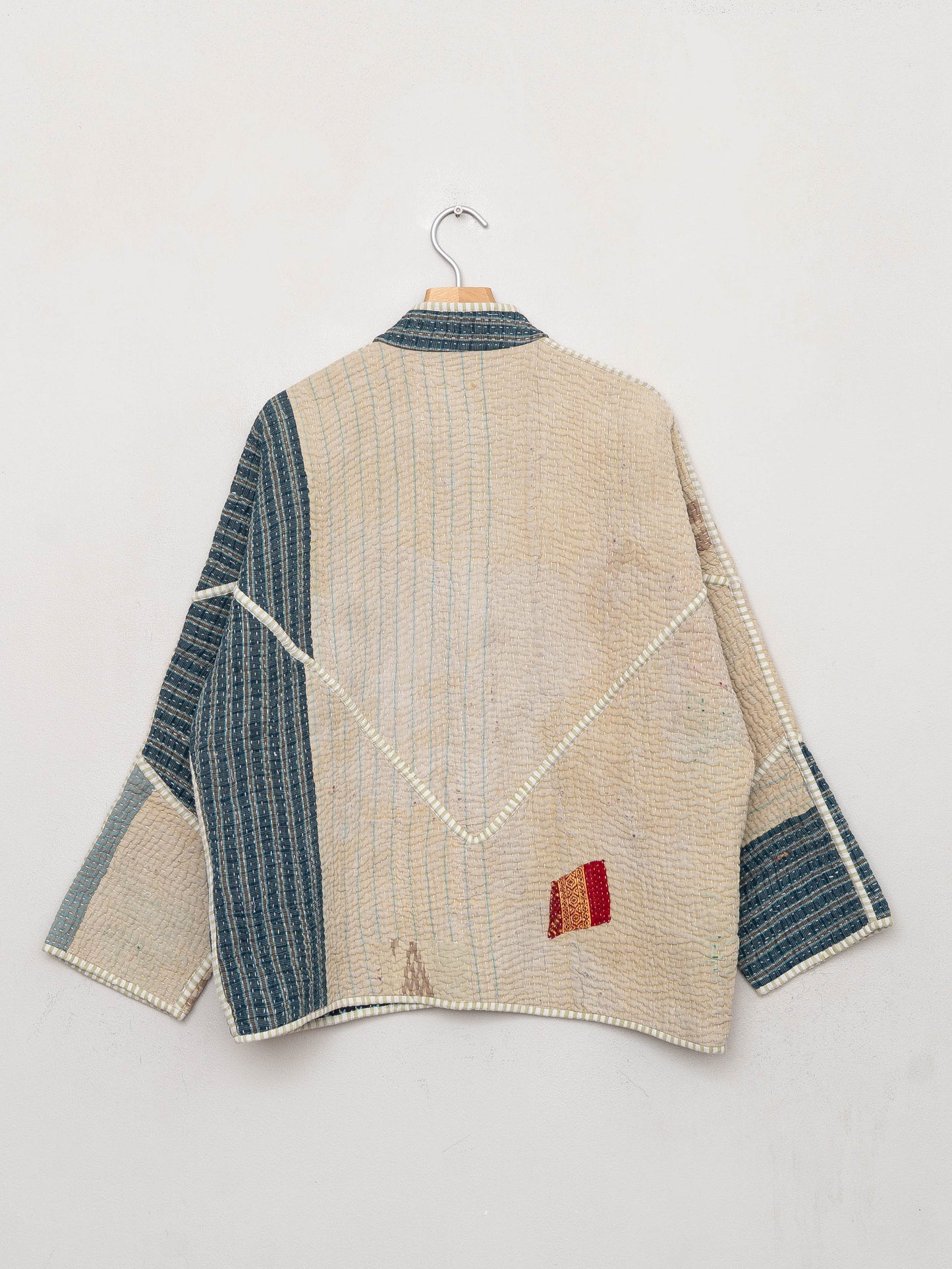The Ladhiya Quilted Patchwork Kantha Jacket