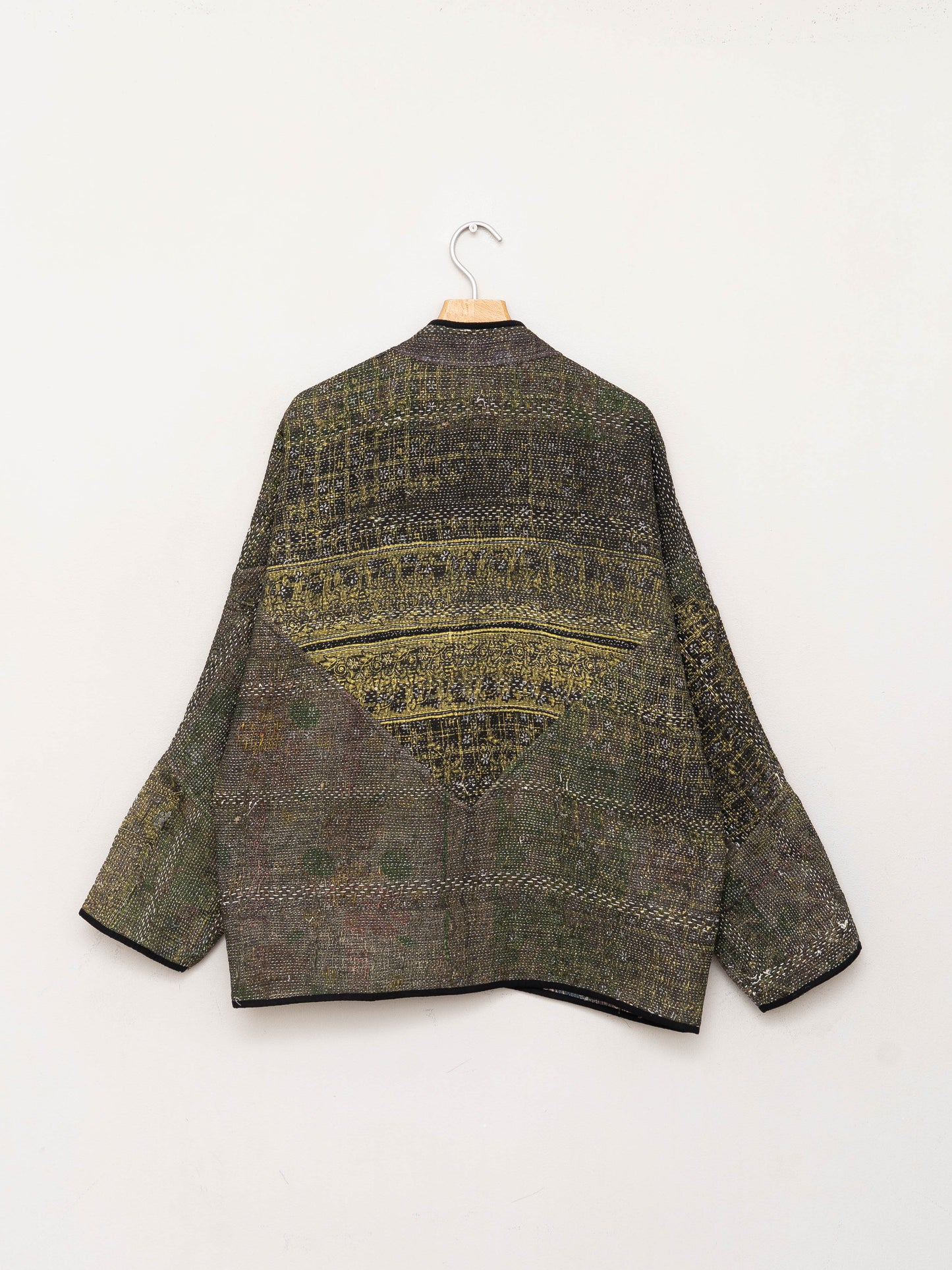 The Ladhiya Quilted Patchwork Kantha Jacket