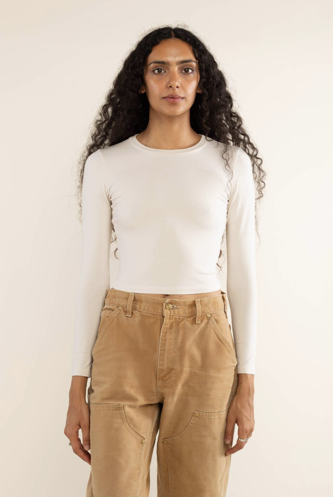 Arroyo Long Sleeve Top - Bone