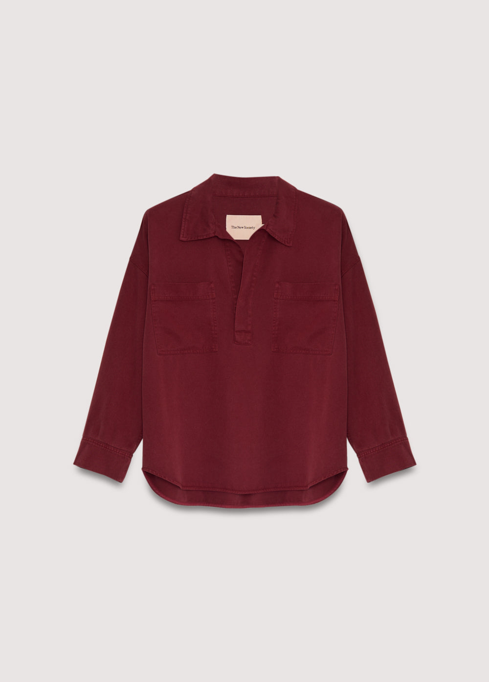 TNS Tencel Shirt - Plum Fantasy