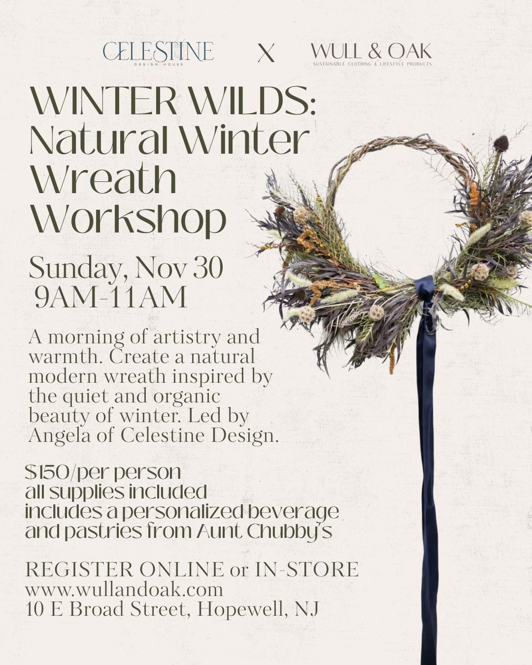 Nov. 30 | Winter Wilds: Wreath Workshop