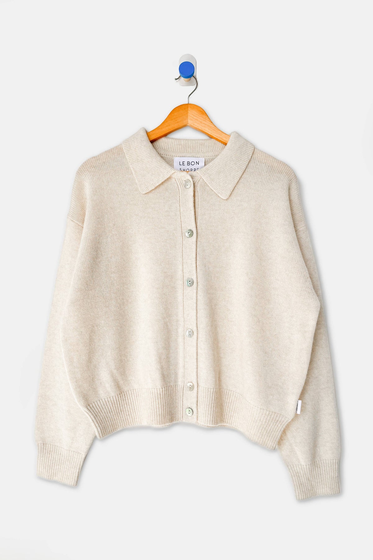 PREORDER Lou Cashmere Cardigan - Oatmeal