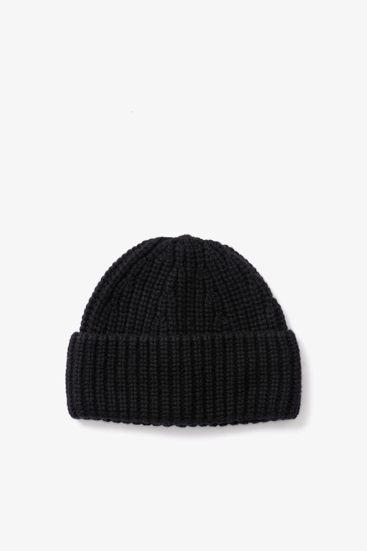 Merino Wool Beanie - Classic Black