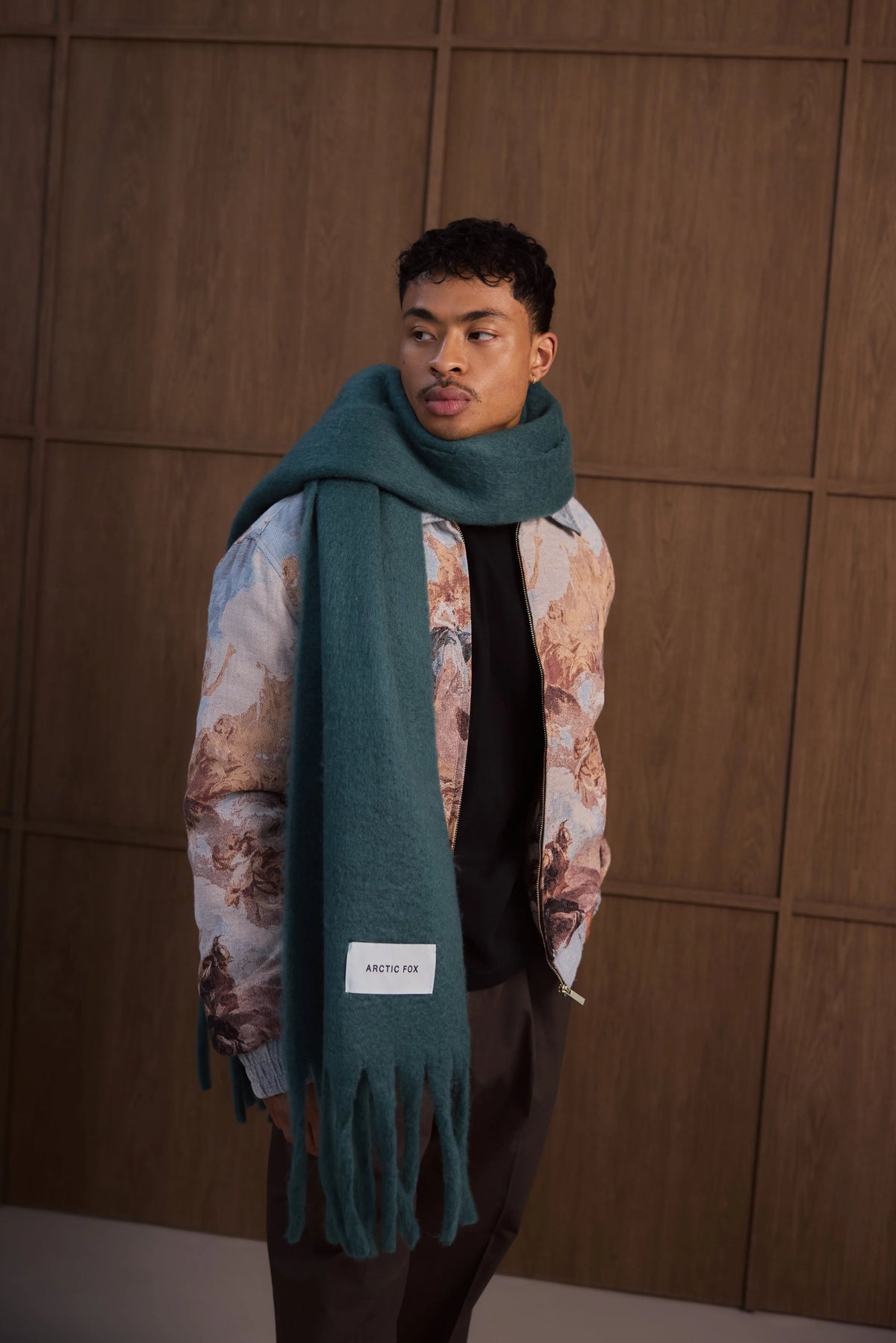 The Reykjavik Scarf - Forest Teal