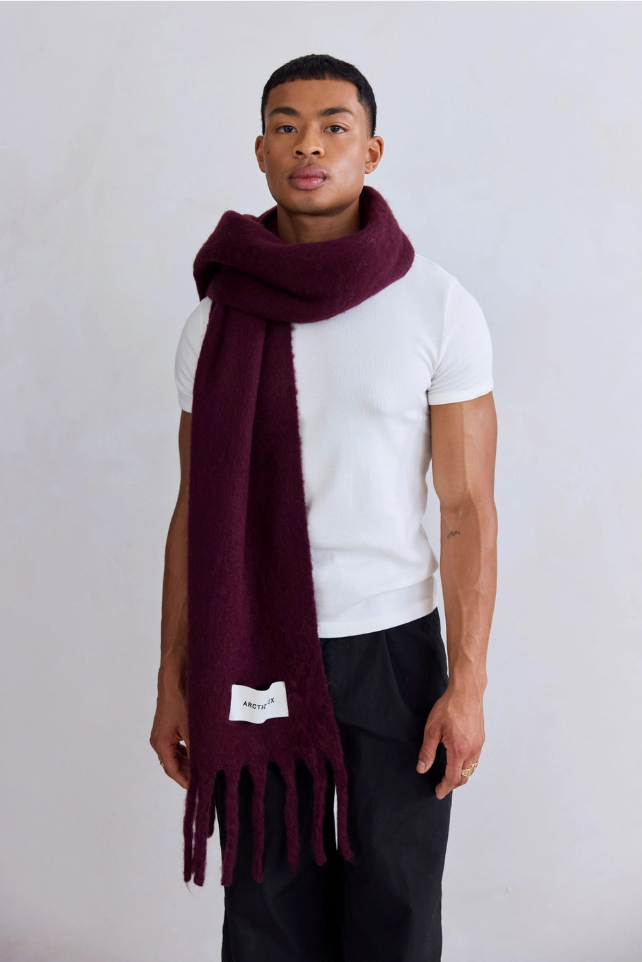 The Stockholm Scarf - Cherry Lacquer