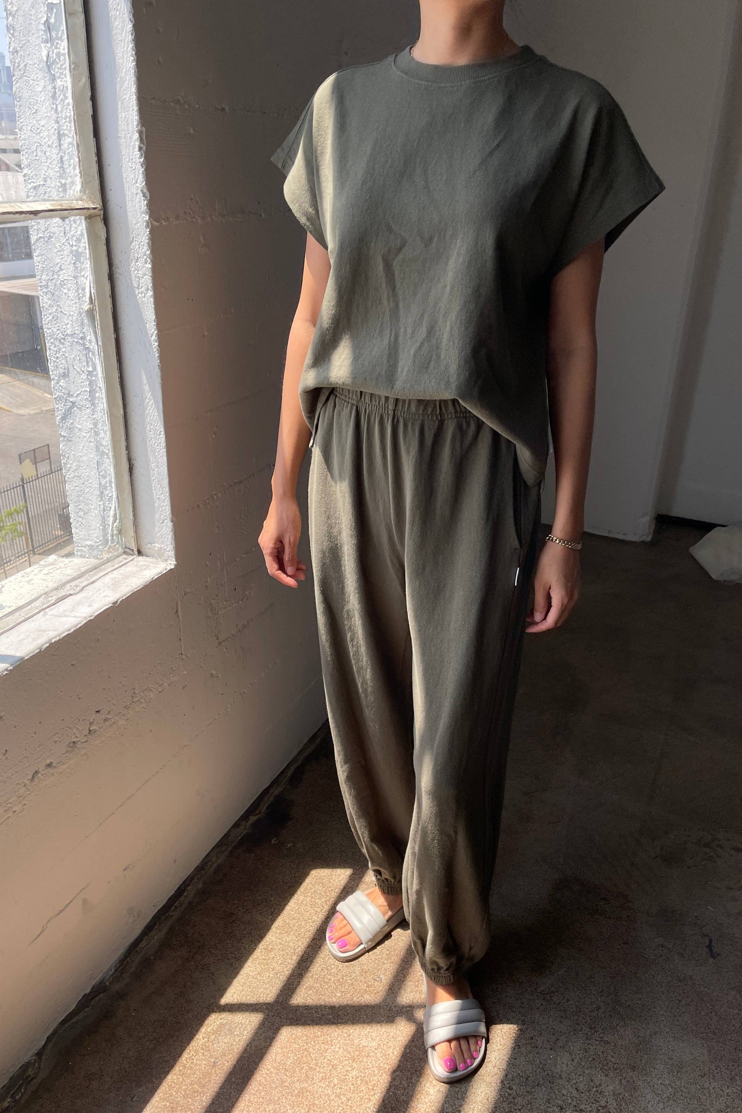 Balloon Pants - Olive Green