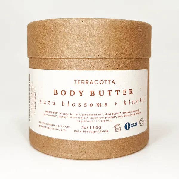 Yuzu Blossoms + Hinoki Body Butter -Terracotta Skincare
