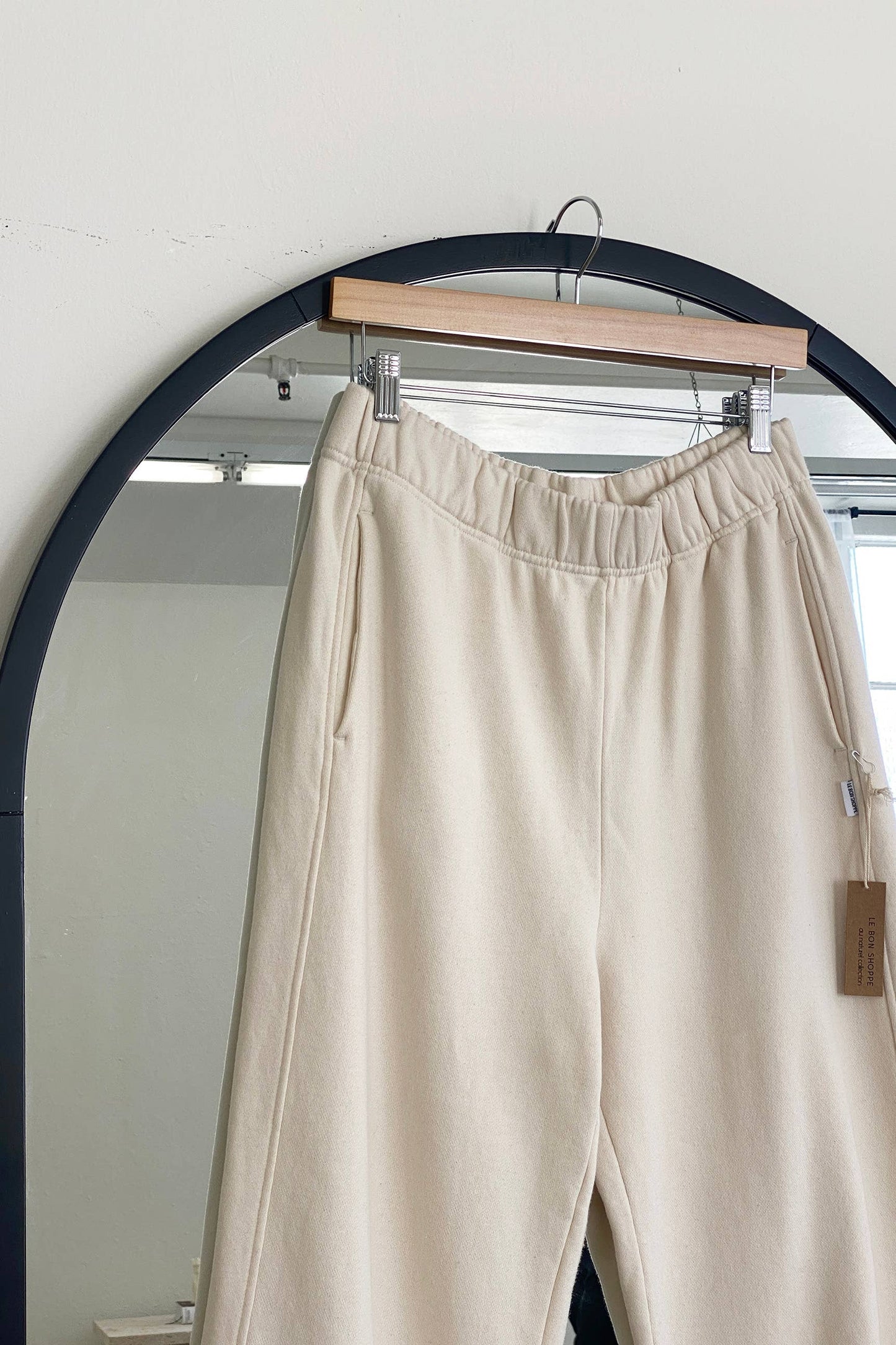 French Terry Balloon Pants - Naturel