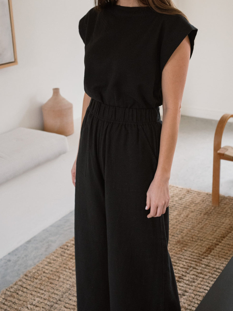 Everyday Crop Pant - Black