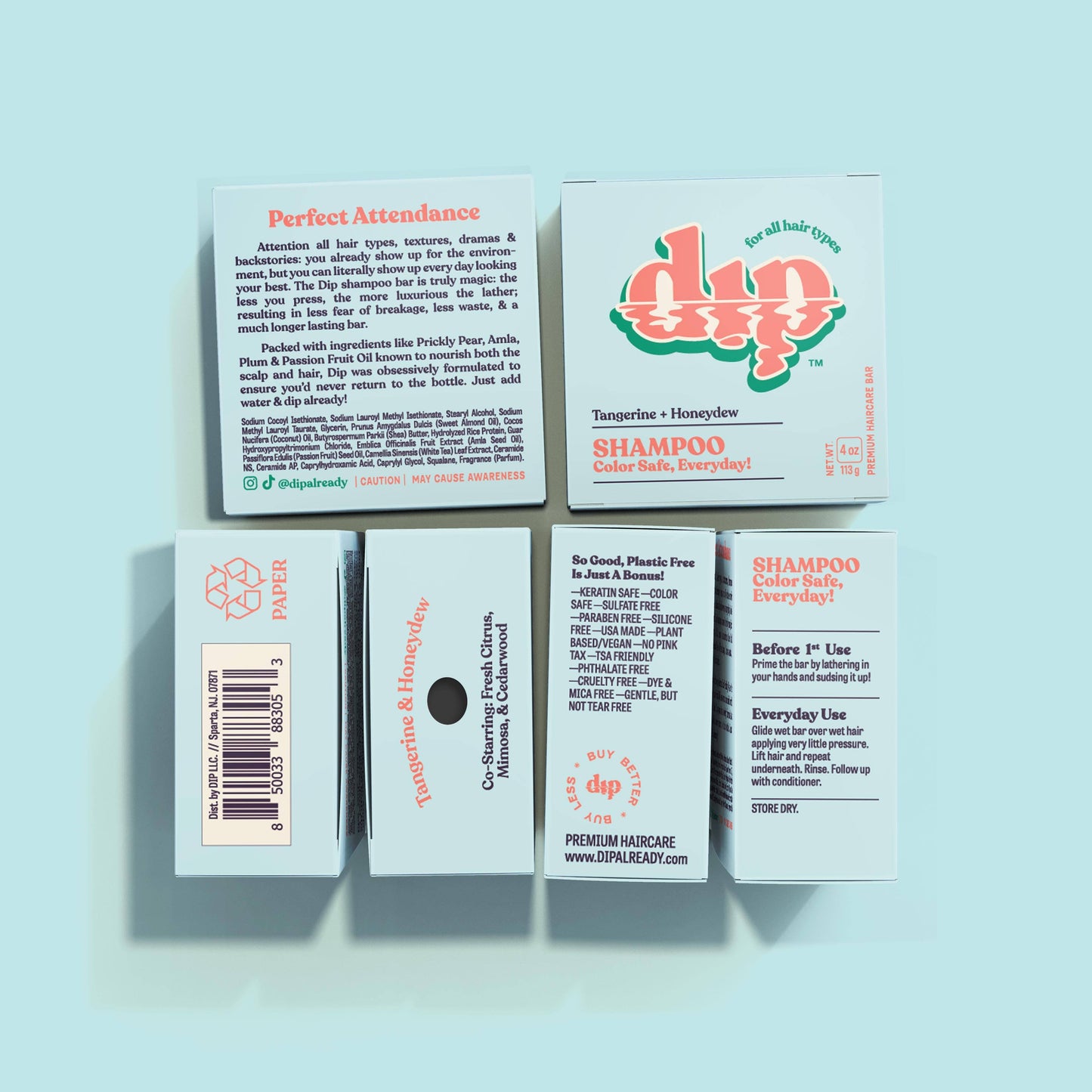 dip Color Safe Shampoo Bar for Every Day - (multiple options)