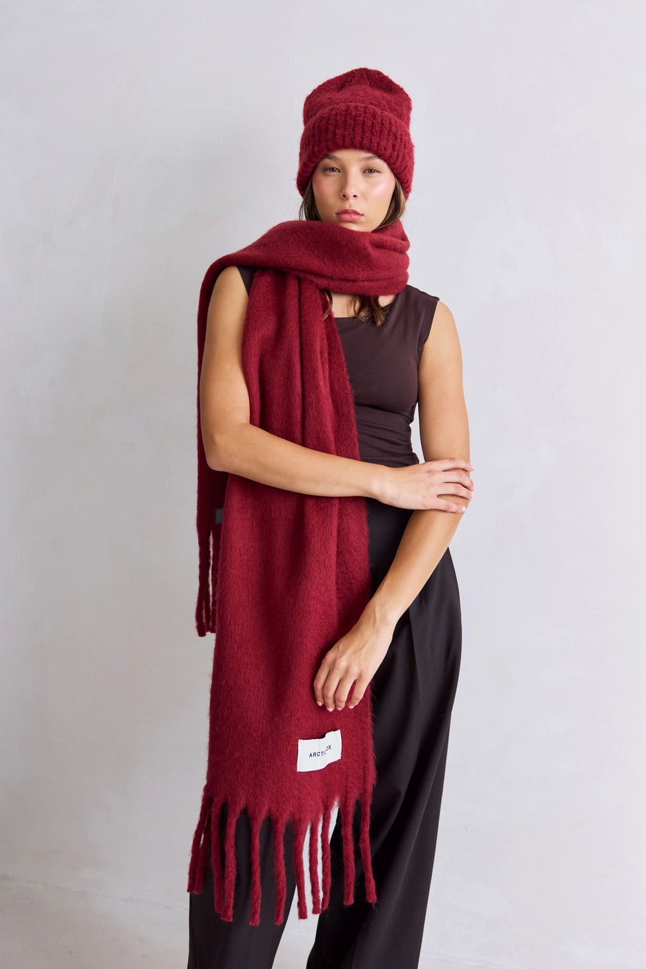 The Reykjavik Scarf - Burgundy
