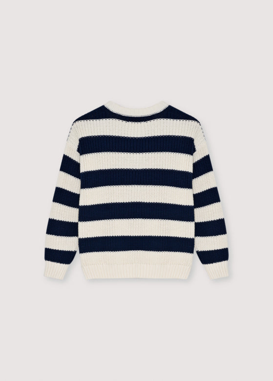 Musa Jumper - Summer Midnight Knit Stripes