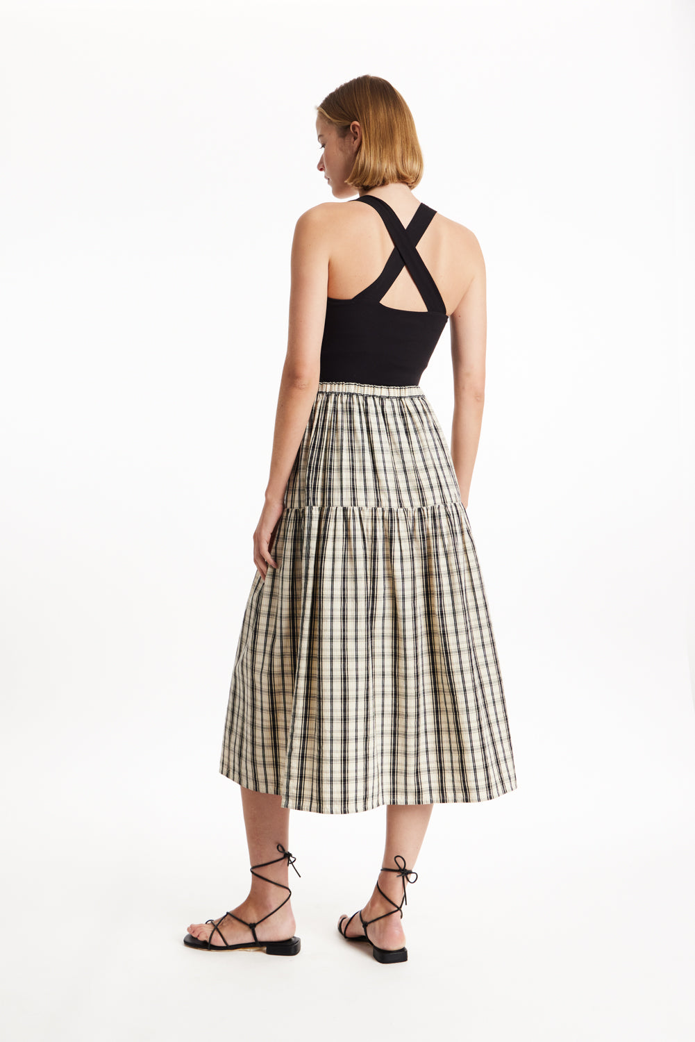Ulla Checkered Skirt
