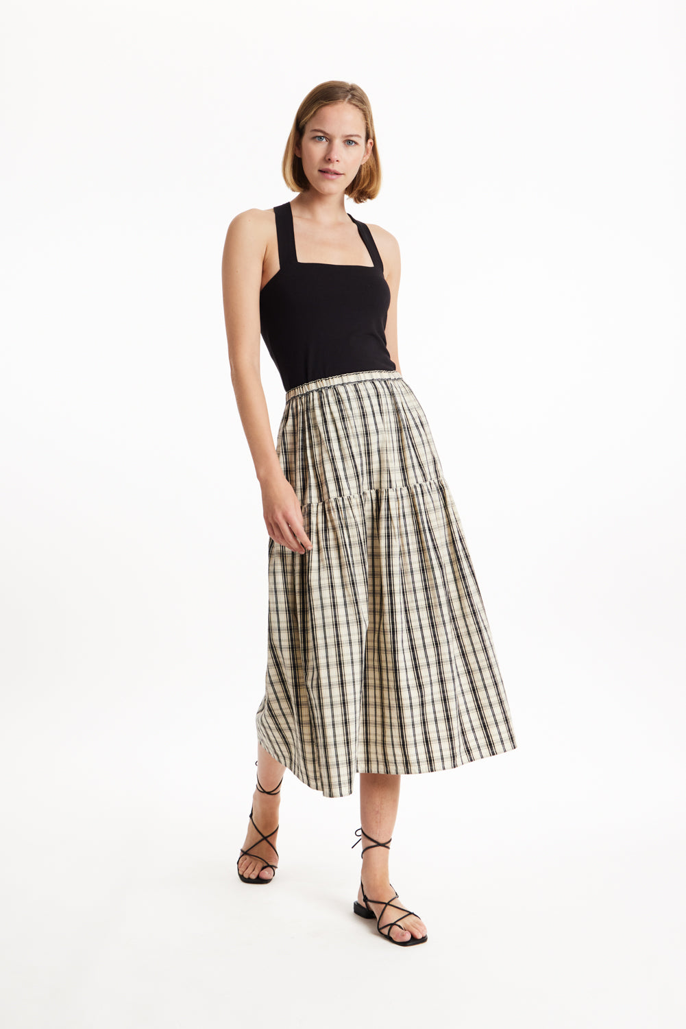 Ulla Checkered Skirt